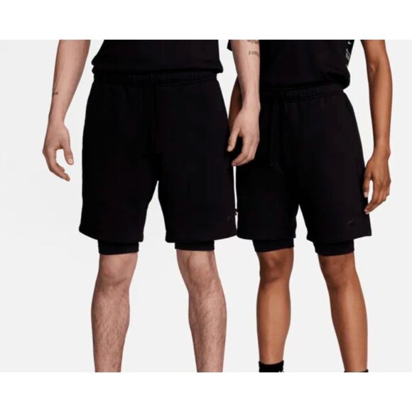 Nike Lab MMW Matthew Williams 3 in 1 Black Shorts Men's Size L DR5353-013 New
